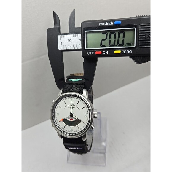 Field And Stream Ana Digi Alarm Chronograph Field Watch 5ATM Mens New Battery WR - Picture 6 of 13